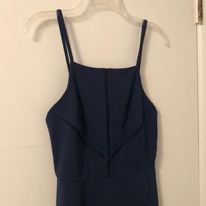 Row A navy blue jumpsuit
